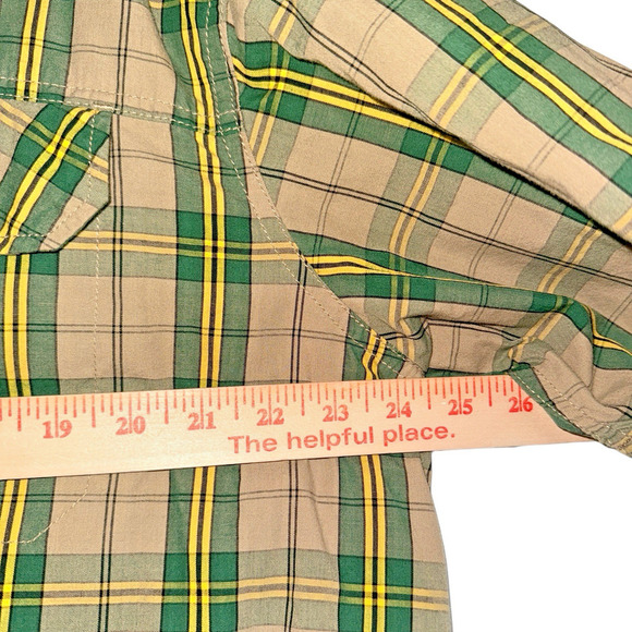 Mossy Oak Sz XL Plaid Button Down Shirt Casual Western Cabincore Classic - Picture 5 of 7